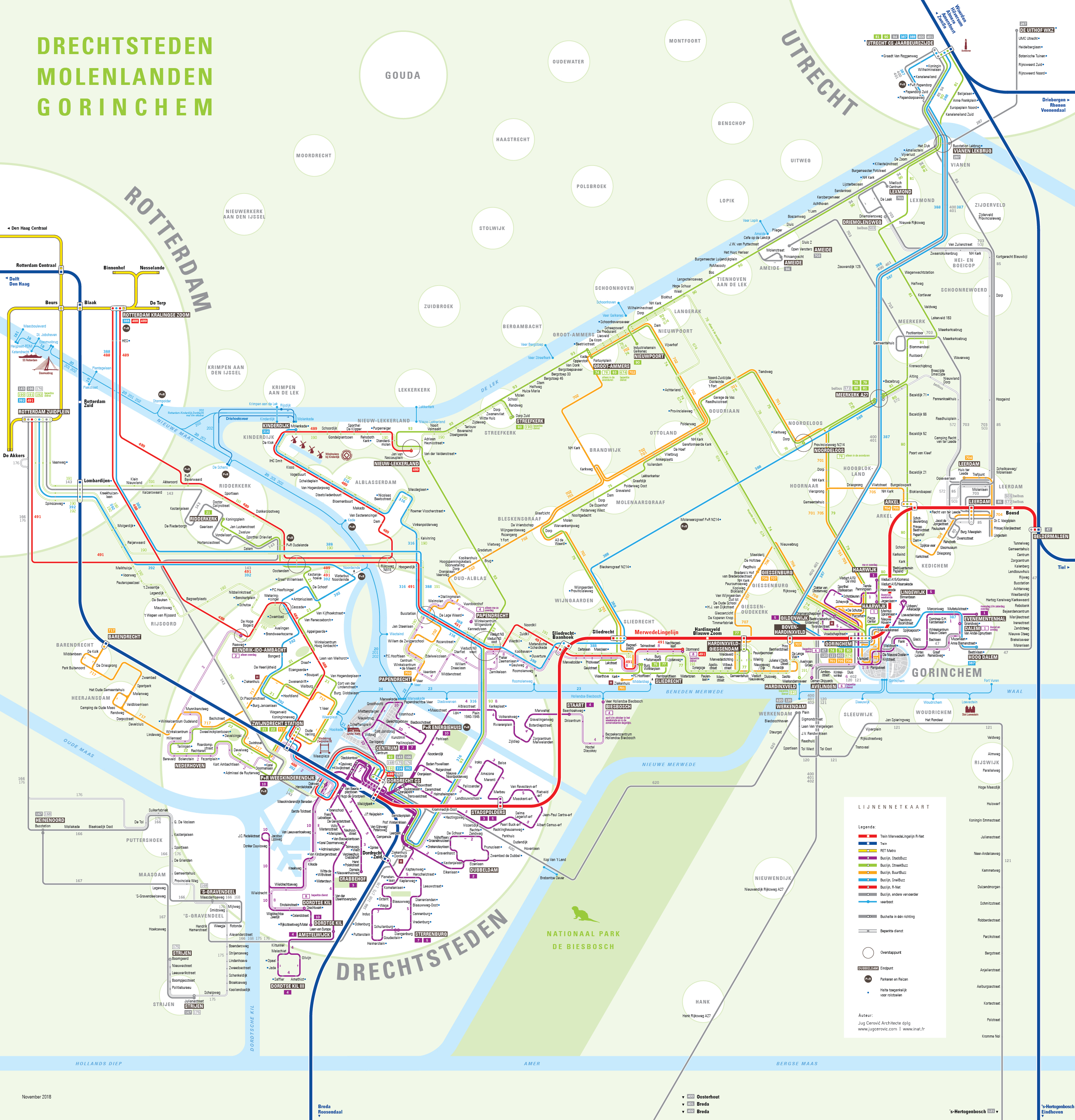 Dordrecht Gorinchem Map